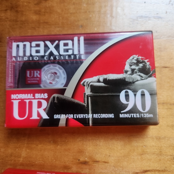 Cassette tapes (2) Maxwell UR 90 Minute Blank Audio Cassette Tapes Normal Bias - Picture 5 of 5